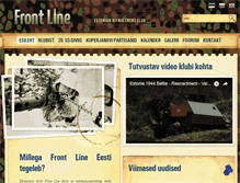 Tablet Screenshot of front-line.ee